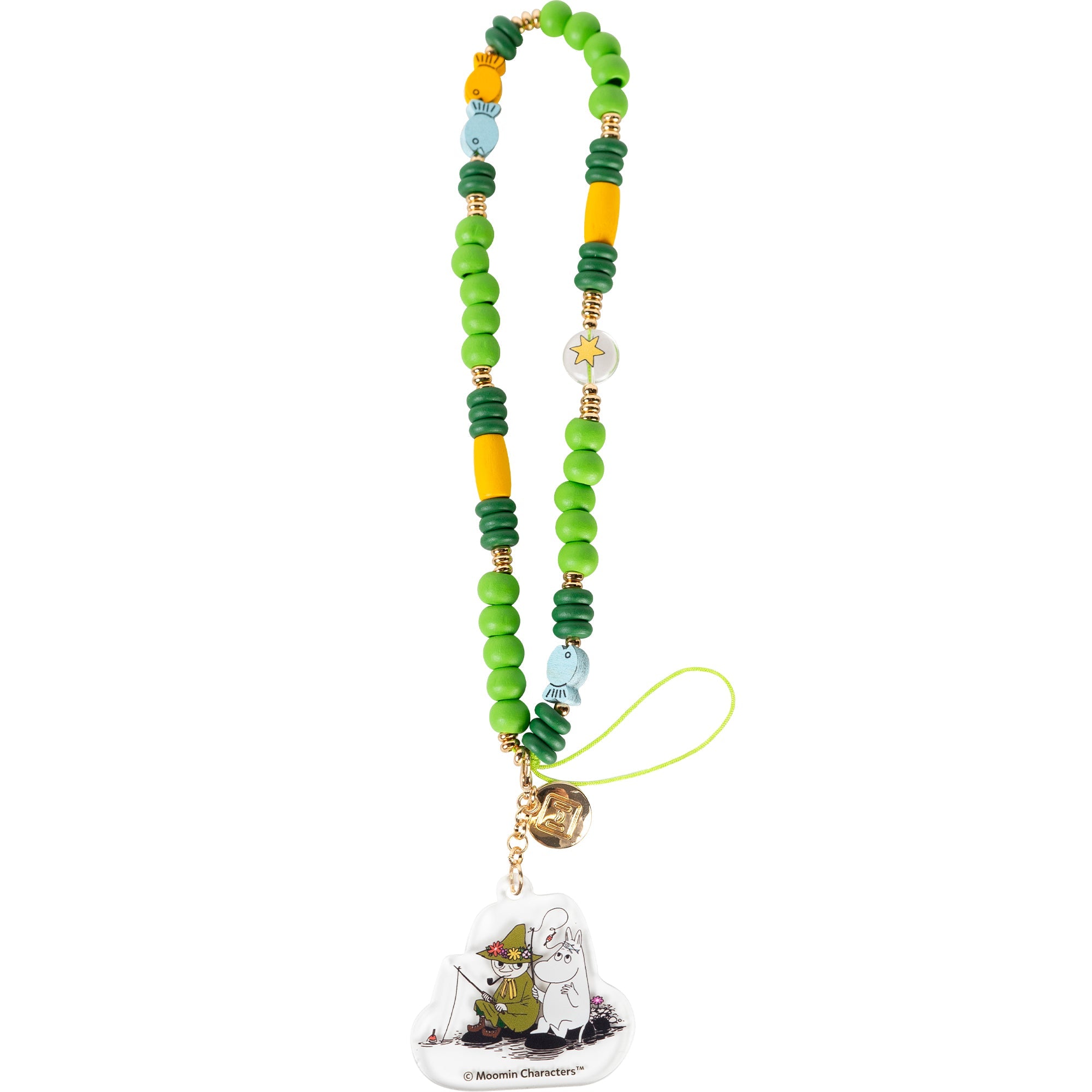 【正規取扱店】 BeadStrap_Moomin_Snufkin_01. アクセサリー