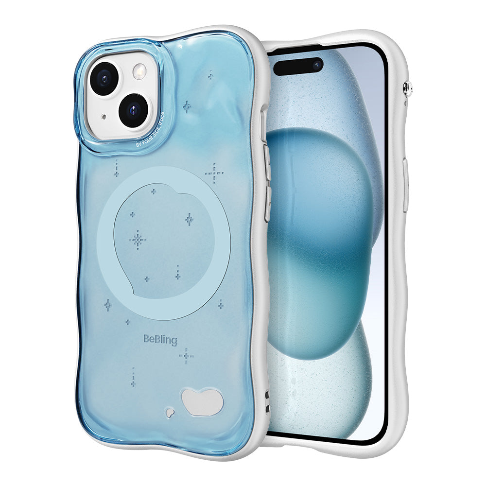 iface BeBling iPhone15 14 13ケースリングセット iFace BeBling 2 Standard Phone Case for iPhone 15/14/13 - Blue