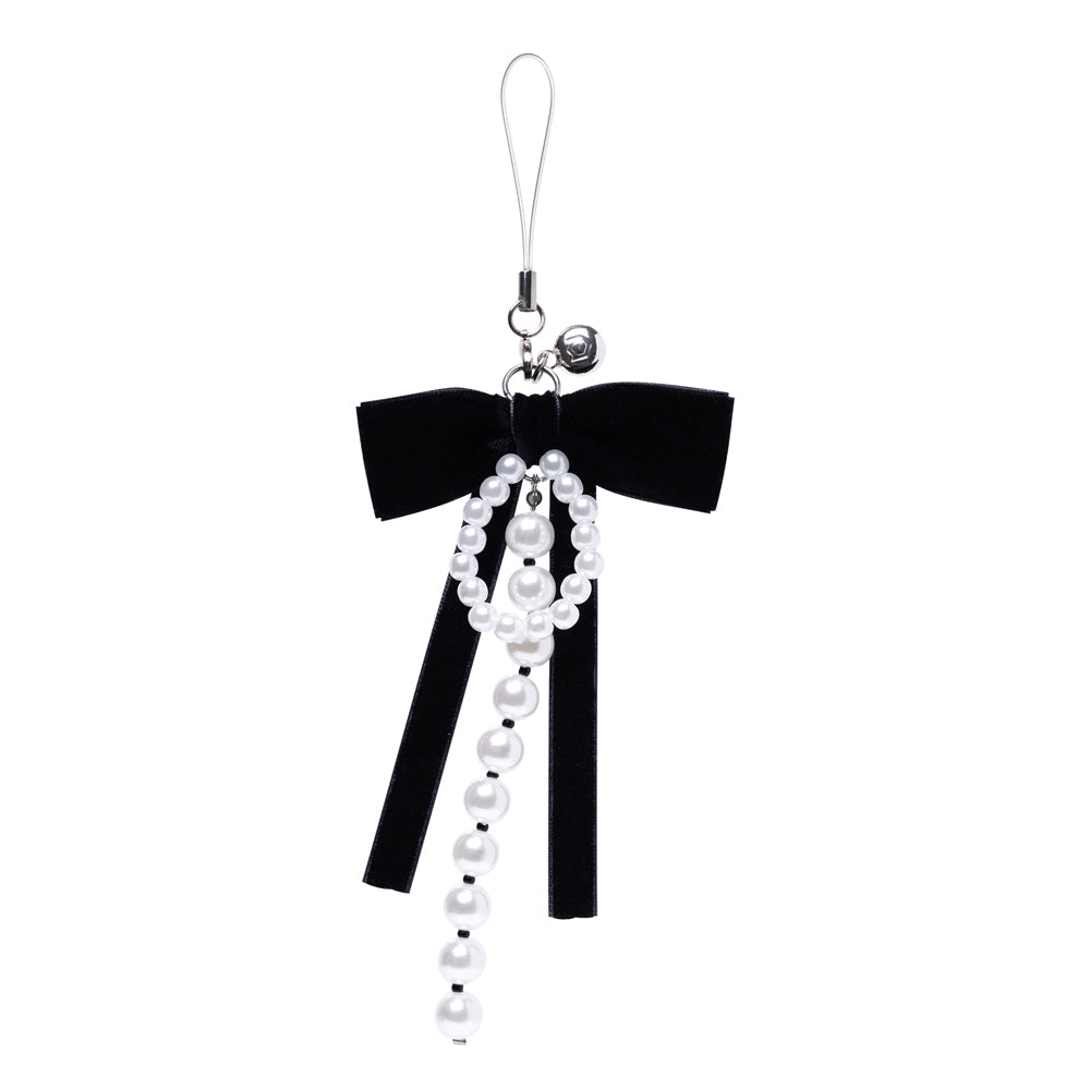 Charmed by iFace] Phone Charm Accessory - Velvet Ribbon