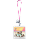 Pusheen the Cat Acrylic Keychain Charm - Summer