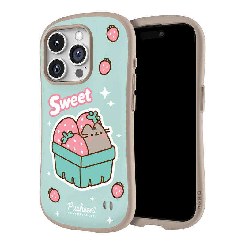 Pusheen the Cat Case for iPhone 15 Pro / 15 Pro Max - Strawberries