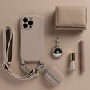 iPhone 14 / 14 Pro Crossbody Lanyard + Case Set - Black