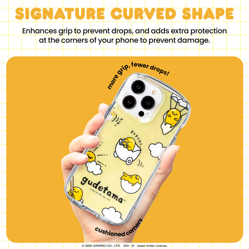 iFace Gudetama the Lazy Egg™ Look in Clear + 3 Decorative Inner Sheets