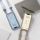iPhone 14 Pro Crossbody Lanyard + Case Set - Beige