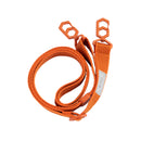 Crossbody Woven Cell Phone Lanyard - Orange