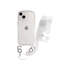 iPhone 14 / 14 Pro Crossbody Lanyard + Case Set - Clear Glitter