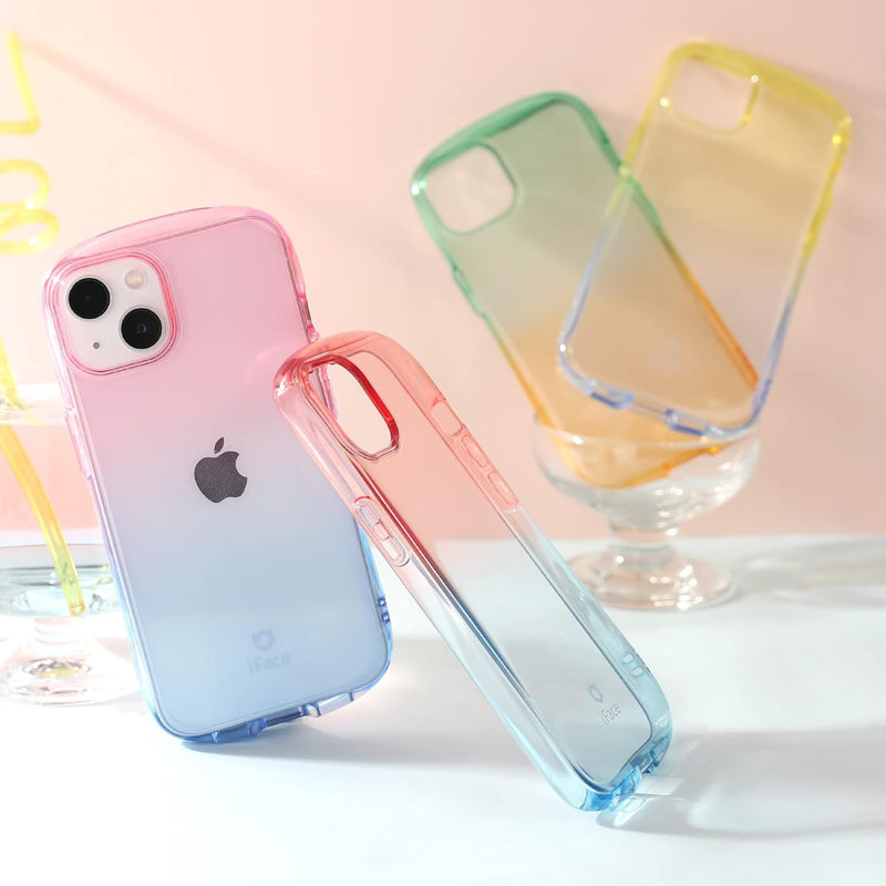 iFace iPhone 14 Pro Max Look in Clear Lolly [Peach Sapphire]