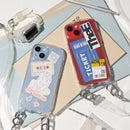 iPhone 14 / 14 Pro Crossbody Lanyard + Case Set - Clear