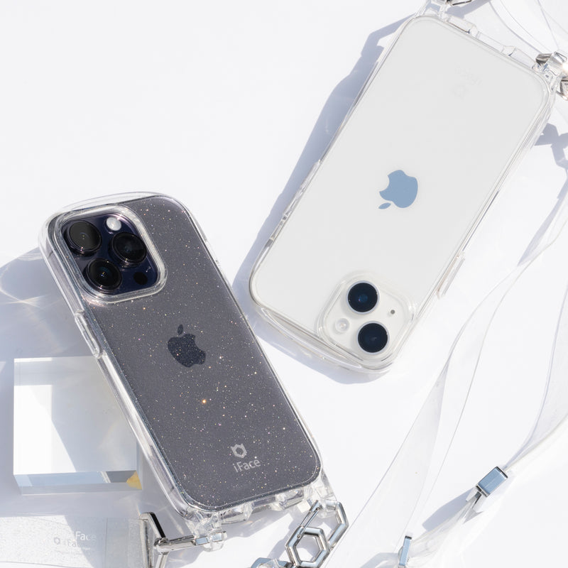 iPhone 14 / 14 Pro Crossbody Lanyard + Case Set - Clear