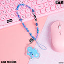 LINE Friends BT21 Beaded Charm Mobile Phone Wrist Strap - KOYA