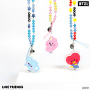 LINE Friends BT21 Beaded Charm Mobile Phone Wrist Strap - MANG