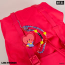 LINE Friends BT21 BABY Beaded Charm Mobile Phone Wrist Strap - TATA