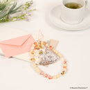 Moomin Beaded Charm Mobile Phone Wrist Strap - Moomin + Snorkmaiden