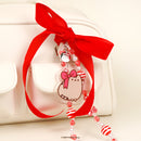 Pusheen the Cat Beaded Charm Mobile Phone Wrist Strap [Special Christmas Edition]