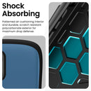 First Class for Samsung Galaxy S24, S24 Plus, and S24 Ultra (Coral Blue)