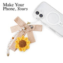 [Charmed by iFace] Phone Charm Accessory - Knitted Sunflower
