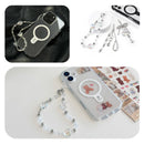 [Charmed by iFace] Phone Charm Wrist Strap Accessory  - Iridescent Heart