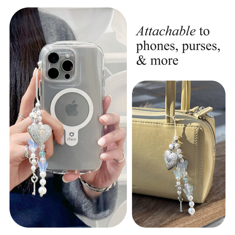 [Charmed by iFace] Phone Charm Accessory - Heart Locket Charm