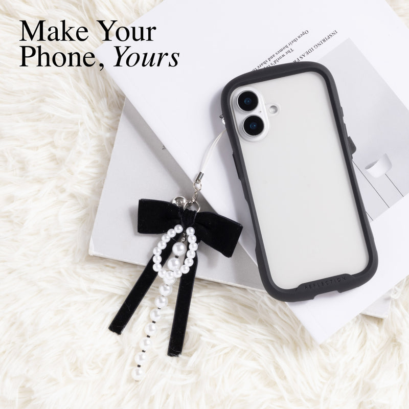 [Charmed by iFace] Phone Charm Accessory - Velvet Ribbon