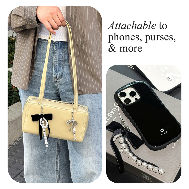 [Charmed by iFace] Phone Charm Accessory - Velvet Ribbon