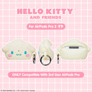 Sanrio Cinnamoroll Steamed Bun Series Keychain AirPods Case