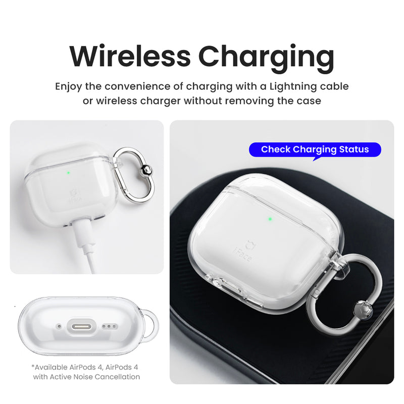 AirPods 4 Look in Clear Case
