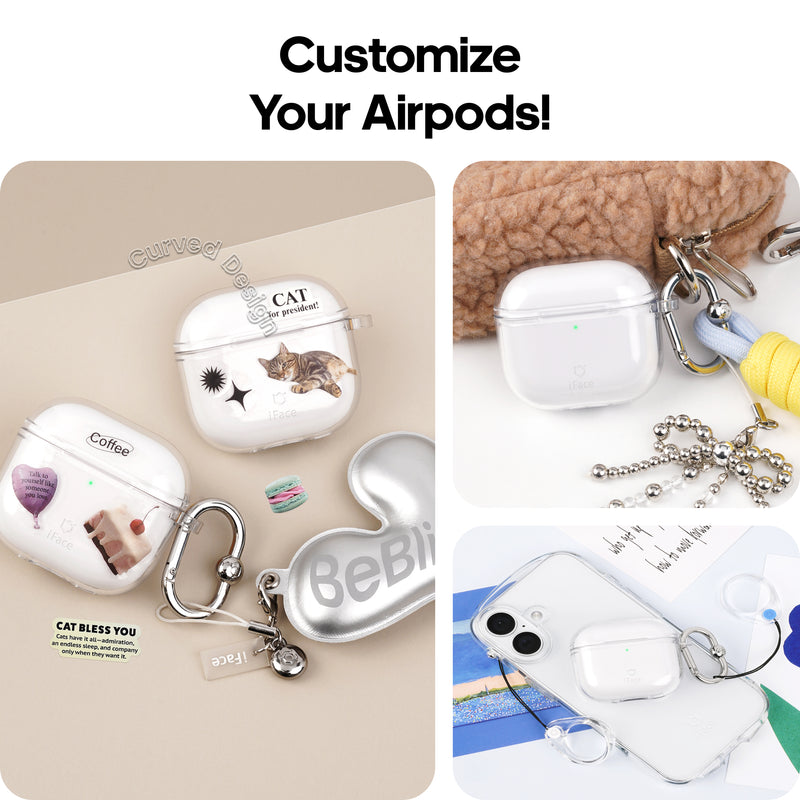 AirPods 4 Look in Clear Case