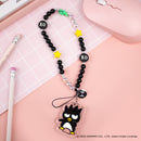 Sanrio Badtz-maru Beaded Charm Mobile Phone Wrist Strap