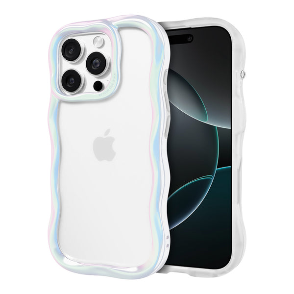 【新品】iFace BeBling クリアiPhone 16 Pro Max iFace BeBling Standard Phone Case for iPhone 16 Pro - White