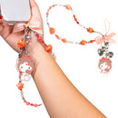 Sanrio Cosplay Friends Beaded Charm Mobile Phone Wrist Strap-Hello Kitty®