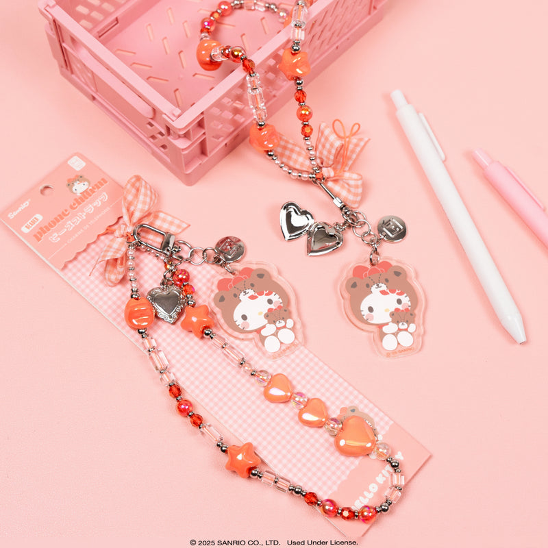 Sanrio Cosplay Friends Beaded Charm Mobile Phone Wrist Strap-Hello Kitty®