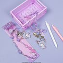 Sanrio Cosplay Friends Beaded Charm Mobile Phone Wrist Strap-Kuromi™