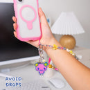 Tamagotchi Beaded Charm Mobile Phone Wrist Strap - Furawatchi