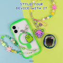 Tamagotchi Beaded Charm Mobile Phone Wrist Strap - Furawatchi
