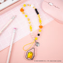 Sanrio Gudetama Beaded Charm Mobile Phone Wrist Strap