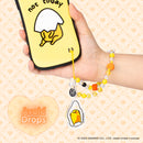 Sanrio Gudetama Beaded Charm Mobile Phone Wrist Strap