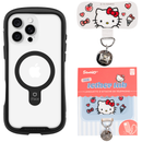 iPhone 16 Series Reflection MagSafe Case [Black] + Hello Kitty Tether Tab