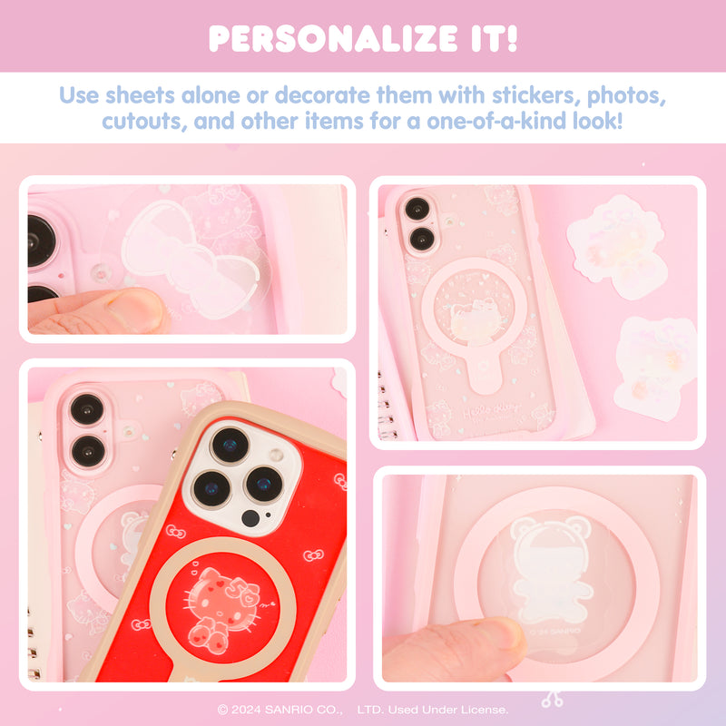 iPhone 16 Series Reflection Case + Hello Kitty 50th Anniversary Inner Sheet [Red]