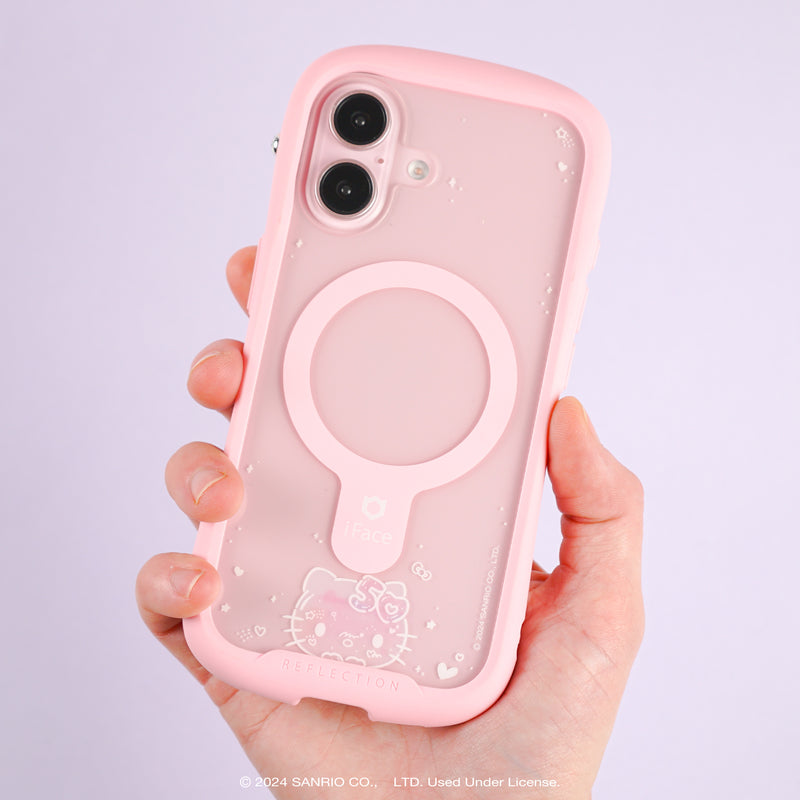 iPhone 16 Series Reflection Case + Sanrio Hello Kitty 50th Anniversary Inner Sheet [Twinkles]