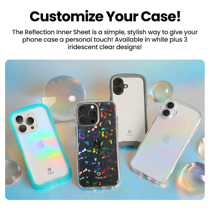Reflection Inner Sheet for iPhone 16 - Plain/Hologram iPhone 16 Plus Reflection Inner Sheet for iPhone 16 - Plain/Hologram iPhone 16 Plus