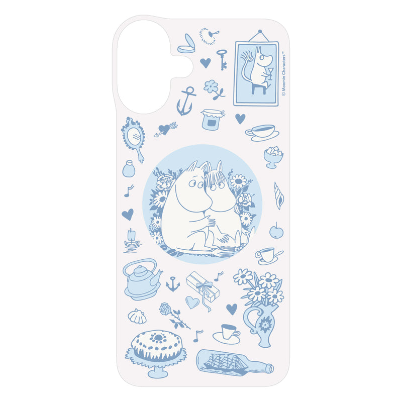 Moomin Deco Inner Sheet for iPhone 16 Series - Moomintroll & Snorkmaiden