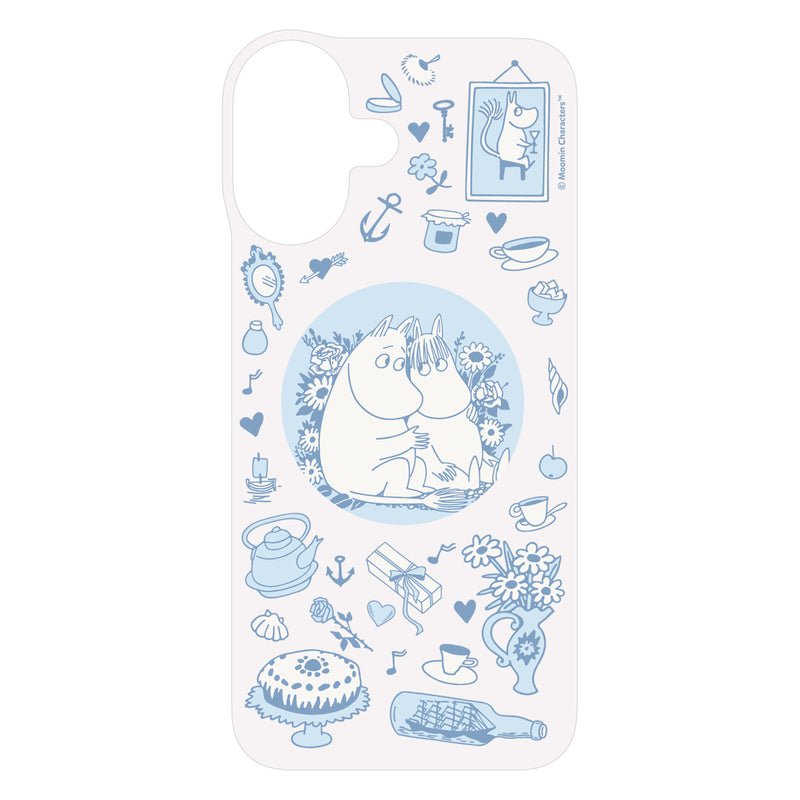 Moomin Deco Inner Sheet for iPhone 16 Series - Moomintroll & Snorkmaiden