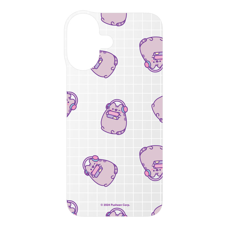 Pusheen the Cat Inner Sheet for iPhone 16 Series - Gamer Girl [Grid]