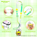 Sanrio Keroppi Beaded Charm Mobile Phone Wrist Strap