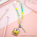 Sanrio Keroppi Beaded Charm Mobile Phone Wrist Strap