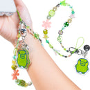 Tamagotchi Beaded Charm Mobile Phone Wrist Strap - Kuchipatchi