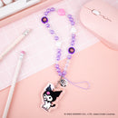 Sanrio Kuromi Beaded Charm Mobile Phone Wrist Strap