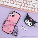Sanrio Kuromi Beaded Charm Mobile Phone Wrist Strap (Kuromi & Baku)