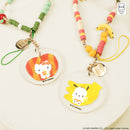 Sanrio Pochacco Beaded Charm Mobile Phone Wrist Strap