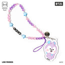 LINE Friends BT21 Beaded Charm Mobile Phone Wrist Strap - MANG